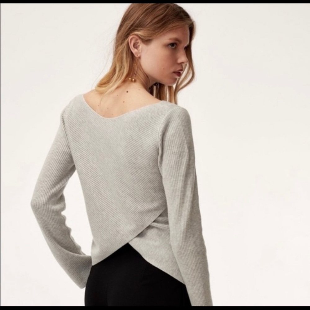 Aritzia/Babaton - Kitano Crossback Swater in Cream